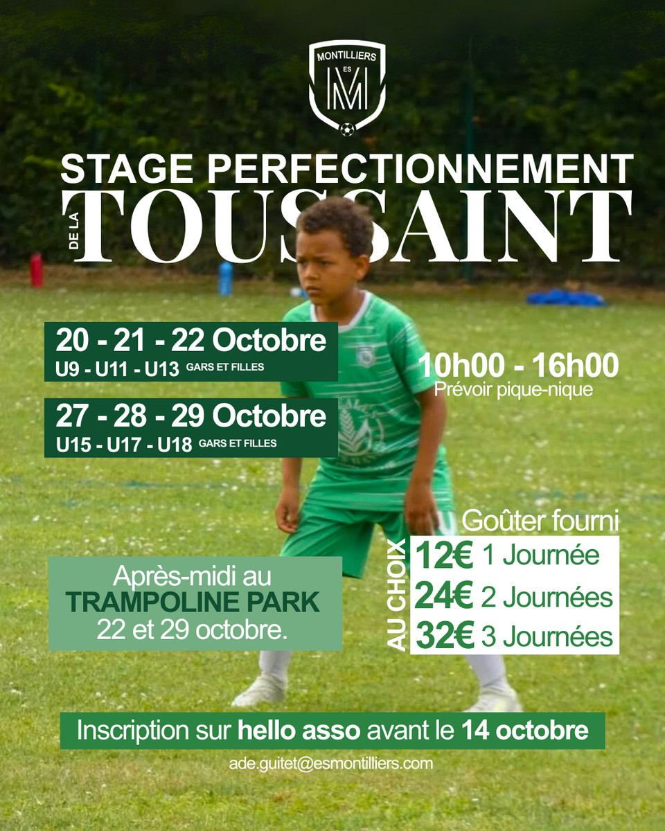 STAGE PERFECTIONNEMENT - TOUSSAINT
