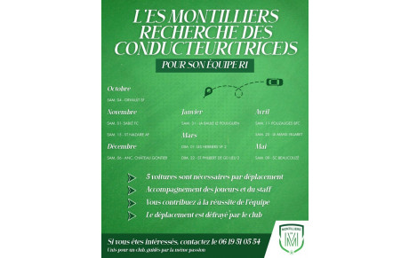 DEPLACEMENTS CHAMPIONNAT R1